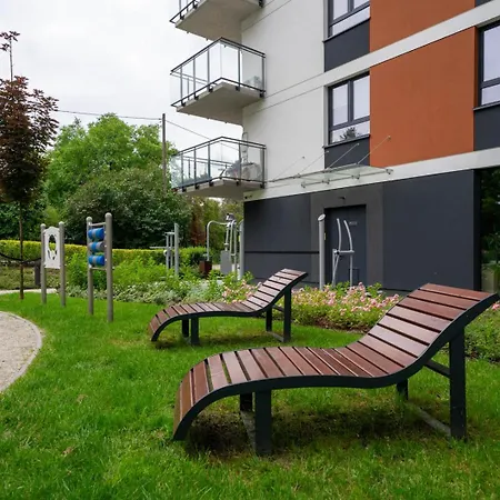 Apartment Jutrzenki - Gym, Balcony, Parking - By Rentujemy *