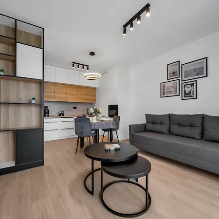 Appartement Jutrzenki - Gym, Balcony, Parking - By Rentujemy *